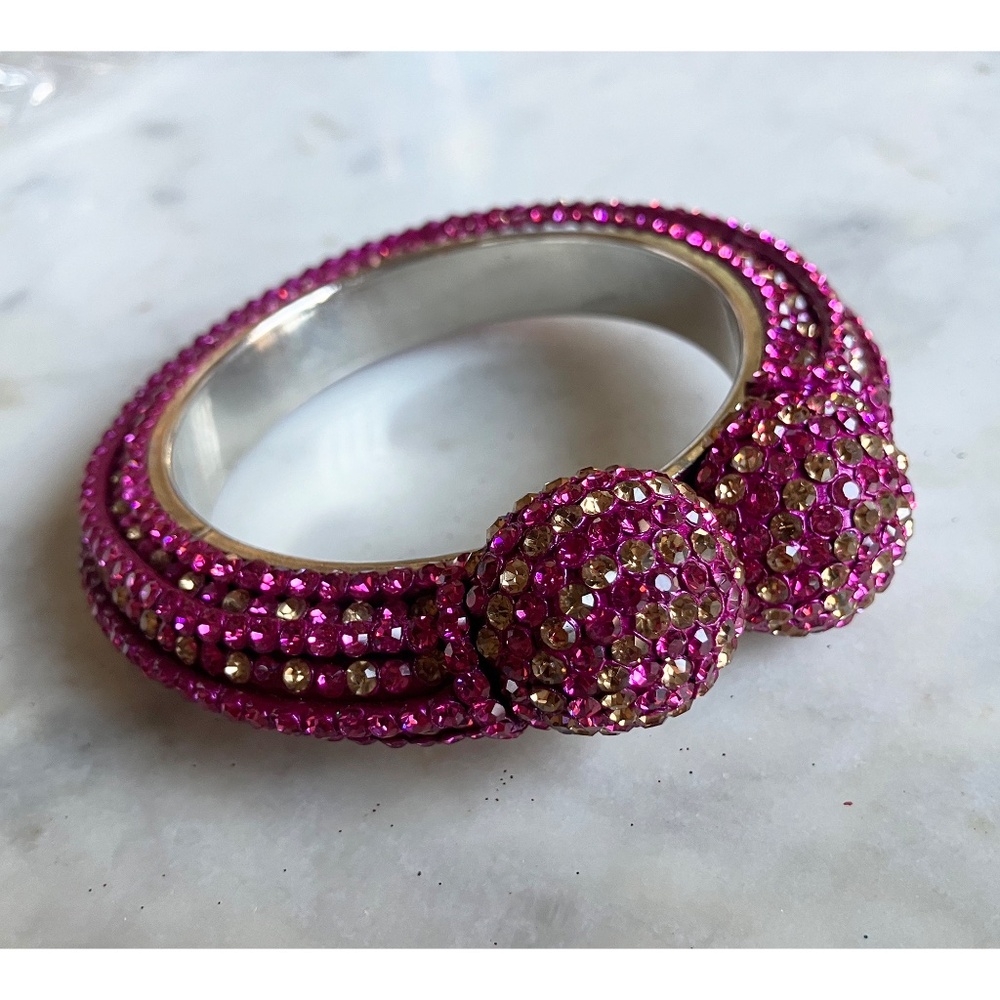 Rhinestone Bangle Bracelet